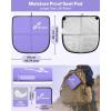 Sportneer Sitting Pad, Lightweight Waterproof Folding Seat Pad for Backpacking, 15.75” x 15.75” Portable Camping Seat Mat for Hiking, Picnics & Outdoor Use(Purple)