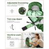 Sportneer Sleeping Bag for Adults & Kids, Cold Weather & Warm Waterproof Camping Sleeping Bag, Compact Portable for Camping Hiking & Travel(Green + Light Green)