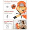 Sportneer Sleeping Bag for Adults & Kids, Cold Weather & Warm Waterproof Camping Sleeping Bag, Compact Portable for Camping Hiking & Travel(Orange + Yellow)