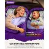 Sportneer Sleeping Bag for Adults & Kids, Cold Weather & Warm Waterproof Camping Sleeping Bag, Compact Portable for Camping Hiking & Travel(Purple + Light Purple)