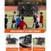 Sportneer Sports Tent, 2-4 Person Instant Pop Up Sports Tents – 92″ x 46″ x 63.5″ Transparent Sport Shelter for Fishing, Camping, Sports Event – Easy Set Up & Tear Down