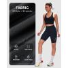 Sportneer Women Padded Bike Shorts – Bicycle Cycling Shorts for Womens Biking 4D Gel Padding for Mountain Bike and Road Bike(Black)