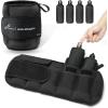 Sportneer 20lbs/Pair Adjustable Ankle Weights for Women and Men, Modularized Leg Weight for Yoga, Walking, Running, Aerobics, Gym, Physical Therapy(Black)