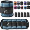 Sportneer Adjustable Ankle Weights Set – 1 Pair (2-10 lbs) Removable Sandbags for Women & Men, Comfortable Neoprene Leg Weights for Walking, Running, Pilates, Yoga, Home Workout & Physical Therapy(Dusty Blue)