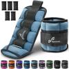Sportneer Adjustable Ankle Weights for Women and Men 7 lbs/Pair Adjustable Leg Weights with Secure Straps, Strength Training Weighted for Yoga, Walking, Running, Aerobics, Gym, Physical Therapy(Dusty Blue)