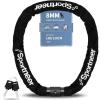 Sportneer Bike Lock: 8mm Thick High Security Anti Theft Bike Chain Lock with 2 Keys- 3.2/4ft Long Heavy Duty Anti-Cut Bicycle Lock for Bike, Motorcycle, Bicycle, Door, Gate, Fence, Grill(Black)