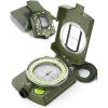 Sportneer Compass: Accurate Durable Lightweight Orienteering Compass with Strap and Carrying Case, Glow in The Dark Waterproof Hiking Essentials for Camping Backpacking, Best Survival Gifts for Kids(Camouflage)