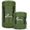 Sportneer Compression Sack, 13L/20L/40L/50L Sleeping Bag Stuff Sack, Tear-Resistant Ultralight Sleeping Bag Compression Sack-Space Saving Gear for Camping Hiking Travel(Army Green)