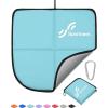 Sportneer Sitting Pad, Lightweight Waterproof Folding Seat Pad for Backpacking, 15.75” x 15.75” Portable Camping Seat Mat for Hiking, Picnics & Outdoor Use(Light Blue)