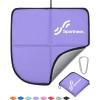Sportneer Sitting Pad, Lightweight Waterproof Folding Seat Pad for Backpacking, 15.75” x 15.75” Portable Camping Seat Mat for Hiking, Picnics & Outdoor Use(Purple)