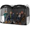 Sportneer Sports Tent, 2-4 Person Instant Pop Up Sports Tents – 92″ x 46″ x 63.5″ Transparent Sport Shelter for Fishing, Camping, Sports Event – Easy Set Up & Tear Down