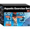 Sportneer Water Aerobics Pool Exercise Equipment Water Workout Combo Set Includes High Density Water Dumbbell Aqua Belt Water Ankle Weights for Aquatic Therapy Pool Fitness Water Exercise(Aqua Blue)