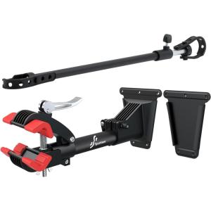 Sportneer Bike Repair Stand: 360 Rotatable Wall Mounted Removable Bike Clamp – Adjustable Home Bicycle Maintenance Stand with 2 Mounting Plates for Diameter of 1-1.6’’ Bicycle