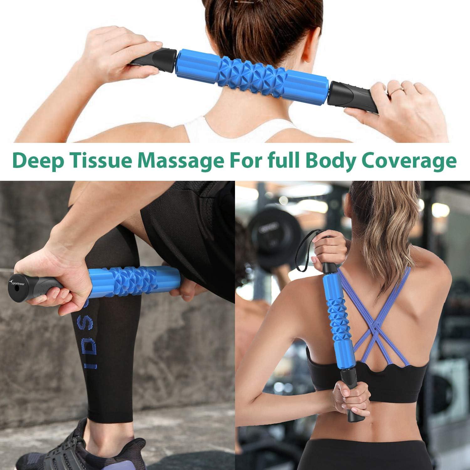 image:imageSportneer Adjustable Ankle WeightsHandheld EVA Foam Roller Massage Stick