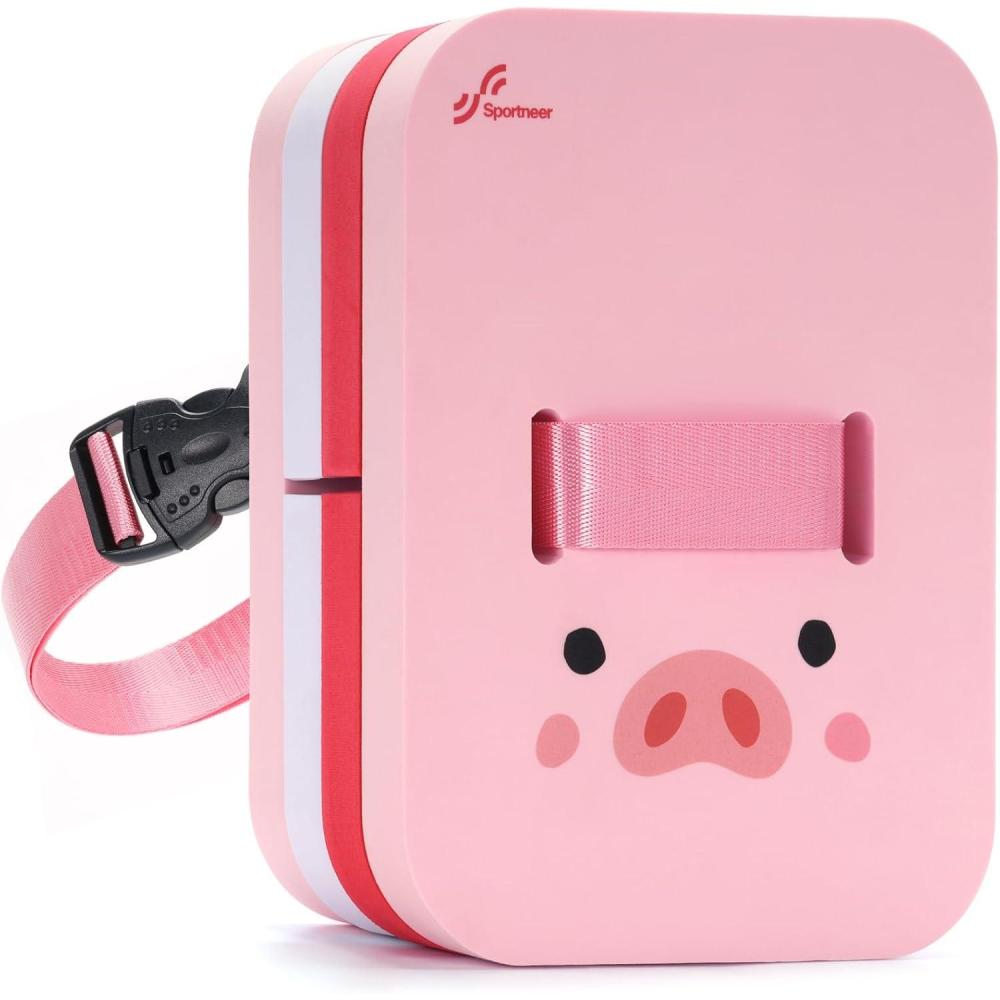 image:imageBack Board Kids Swim Belt Sportneer Swimming Training Belt Swim Trainer Adjustable Layers Thicken Foam Training Board Pool Floaties for Kids Swimming Beginners Floats Swim Lessons EquipmentPink