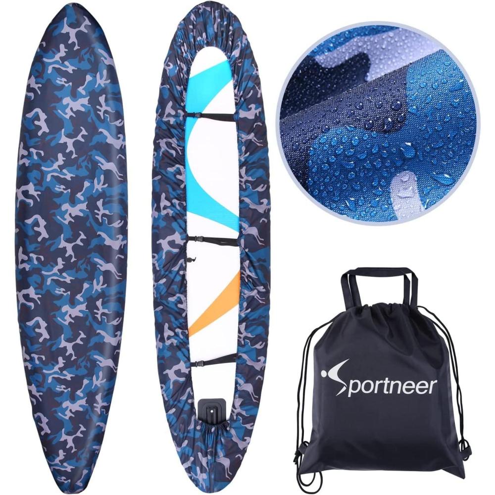 image:imageKayak Cover 93105ft Sportneer Waterproof Boat Covers Kayak Cockpit Cover for Outdoor Storage 300D Dust Canoe CoverUV Sunblock Shield Protector Kayak Canoe Cockpit Accessories for Indoor Outdoor