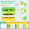 Back Board Kids Swim Belt: Sportneer Swimming Training Belt Swim Trainer Adjustable Layers Thicken Foam Training Board Pool Floaties for Kids Swimming Beginners Floats Swim Lessons Equipment(Green)