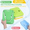 Back Board Kids Swim Belt: Sportneer Swimming Training Belt Swim Trainer Adjustable Layers Thicken Foam Training Board Pool Floaties for Kids Swimming Beginners Floats Swim Lessons Equipment(Green)