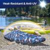 Kayak Cover 9.3-10.5ft, Sportneer Waterproof Boat Covers, Kayak Cockpit Cover for Outdoor Storage, 300D Dust Canoe Cover-UV Sunblock Shield Protector Kayak Canoe Cockpit Accessories for Indoor Outdoor