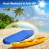 Kayak Cover, Sportneer Waterproof Kayak Covers 9.3-10.5ft Kayak Cover UV Sunblock Shield Protector Kayak Canoe Boat for Indoor Outdoor Storage with Storage Bag 3 Adjustable Bands