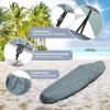 Kayak Cover, Sportneer Waterproof Kayak Covers for Outdoor Storage 9.3-10.5ft Kayak Cover UV Sunblock Shield Protector Kayak Canoe Boat Accessories for Outdoor with Storage Bag 3 Adjustable Bands