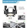 Kayak Roof Rack, Sportneer Kayak Car Rack for 2 Kayaks 2 in 1 Folding Aluminum Kayak Carrier J Bar with Paddle Holder for Canoe SUP Kayaks Surfboard Ski Board Rooftop Mount on SUV Car Truck