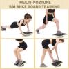 Resistance Bands for Working Out Women Bundle with Adjustable 2-in-1 Slant Board for Balance Training Stretching Physical Therapy Standing Desk