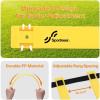 Sportneer Agility Ladder Speed Training Set 12 Rungs 20ft Detachable Exercise Ladders in 2pcs (6 rungs Each) with Ground Stakes for Soccer Football Footwork Training Ladder with Carry Bag(Yellow)