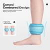 Sportneer Ankle Weights 0.5/1/2/3/5 LBS 1 Pair Wrist Leg Arm Weights for Women Men Kids Child with Adjustable Straps, Strength Weighted for Jogging Running Walking Fitness Gym Workout(Blue)