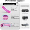 Sportneer Ankle Weights 0.5/1/2/3/5 LBS 1 Pair Wrist Leg Arm Weights for Women Men Kids Child with Adjustable Straps, Strength Weighted for Jogging Running Walking Fitness Gym Workout(Pink)