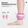 Sportneer Ankle Weights 0.5/1/2/3/5 LBS 1 Pair Wrist Leg Arm Weights for Women Men Kids Child with Adjustable Straps, Strength Weighted for Jogging Running Walking Fitness Gym Workout(Pink)