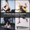 Sportneer Balance Board – 7 Modes Wobble Board with Adjustable Stoppers – Exercise Balancing Stability Trainer for Improve Balance, Surf Trainer & Physical Therapy – Roller and 2.8” Ball Included(Light Blue & Black)