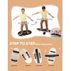 Sportneer Balance Board Kids Wooden Wobble Board for Kids, Safe and Sturdy Balance Trainer, Kids Balance Board for 3-5 6-12 (With Semi-circular Wobble Blocks)