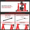 Sportneer Bike Trainer – Magnetic Stationary Bike Stand for 26-28″ & 700C Wheels – Adjustable 6 Level Resistance Bike Trainer Stand for Indoor Riding with Quick Release Lever & Front Wheel Riser Block(Red)