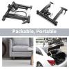 Sportneer Bike Trainer – Magnetic Stationary Stand for 26-28″ & 700C Wheels – 8 Level Resistance Portable Stainless Steel Indoor Trainer with Quick Release Lever & Front Wheel Riser Block