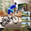 Sportneer Bike Trainer: Smart Bike Trainer Stand for 26-29″ & 700C Wheels – Stationary Bike Stand with Bluetooth 4.0 & ANT+ Connection, Compatible with Zwift Onelap, Powerfun Rouvy AR App