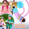 Sportneer Cable Lock: 4 Digit Resettable Combination High Security Bike Locks Heavy Duty Anti Theft – 25.6inch Long Colorful & Keyless Bicycle Lock for Kid’s Bike – Blue(Pink)