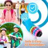 Sportneer Cable Lock: 4 Digit Resettable Combination High Security Bike Locks Heavy Duty Anti Theft – 25.6inch Long Colorful & Keyless Bicycle Lock for Kid’s Bike – Blue(Blue)