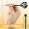 Sportneer Darts Metal Tip Dart Set: Steel Tip Darts Set Professional Darts Brass Barrels Metal Tip Darts Extra Flights Premium Darts 18 Pcs for Dartboard with 6 Free PVC Dart Rods and Carrying Bag