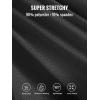 Sportneer Padded Bike Shorts for Men 3D Padding Men’s Cycling Biking Underwear Anti-Slip Design Breathable & Adsorbent(Black Wtih Blue Lines)