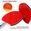 Sportneer Ping Pong Paddles Set, Table Tennis Paddle, 2 Table Tennis Paddles and 4 Balls, Portable Ping Pong Racket Set for Adult Indoor/Outdoor Play, with Storage Bag,Best Gift for Boys and Girls