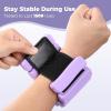 Sportneer S-Shaped Wrist Weights Set of 2 (1LB/2LB Each) for Women Men Comfortable Arm Leg Weight for Pilates, Running, Walking, Workout, Yoga, Water Aerobics, Pool Exercises(Purple)