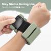 Sportneer S-Shaped Wrist Weights Set of 2 (1LB/2LB Each) for Women Men Comfortable Arm Leg Weight for Pilates, Running, Walking, Workout, Yoga, Water Aerobics, Pool Exercises(Dusty Matcha)