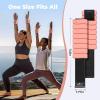 Sportneer S-Shaped Wrist Weights Set of 2 (1LB/2LB Each) for Women Men Comfortable Arm Leg Weight for Pilates, Running, Walking, Workout, Yoga, Water Aerobics, Pool Exercises(Blush Peach)