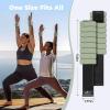 Sportneer S-Shaped Wrist Weights Set of 2 (1LB/2LB Each) for Women Men Comfortable Arm Leg Weight for Pilates, Running, Walking, Workout, Yoga, Water Aerobics, Pool Exercises(Dusty Matcha)