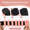 Sportneer S-Shaped Wrist Weights Set of 2 (1LB/2LB Each) for Women Men Comfortable Arm Leg Weight for Pilates, Running, Walking, Workout, Yoga, Water Aerobics, Pool Exercises(Blush Peach)