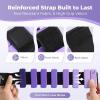 Sportneer S-Shaped Wrist Weights Set of 2 (1LB/2LB Each) for Women Men Comfortable Arm Leg Weight for Pilates, Running, Walking, Workout, Yoga, Water Aerobics, Pool Exercises(Halo Violet)