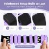 Sportneer S-Shaped Wrist Weights Set of 2 (1LB/2LB Each) for Women Men Comfortable Arm Leg Weight for Pilates, Running, Walking, Workout, Yoga, Water Aerobics, Pool Exercises(Aura Lavender)