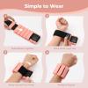 Sportneer S-Shaped Wrist Weights Set of 2 (1LB/2LB Each) for Women Men Comfortable Arm Leg Weight for Pilates, Running, Walking, Workout, Yoga, Water Aerobics, Pool Exercises(Blush Peach)