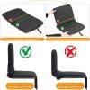 Sportneer Stadium Seat with Back Support, Bleacher Chairs with Back and Cushion Bleacher Seat Portable Stadium Chair for Bleachers with Shoulder Strap and 6 Reclining Positions for Sport Events